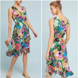 Anthropologie By Tracy Reese Plenty Floral Dress